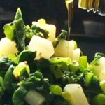Ensalada Deliciosamente Fresca: Espinacas y Chayote con Vinagreta de Mostaza